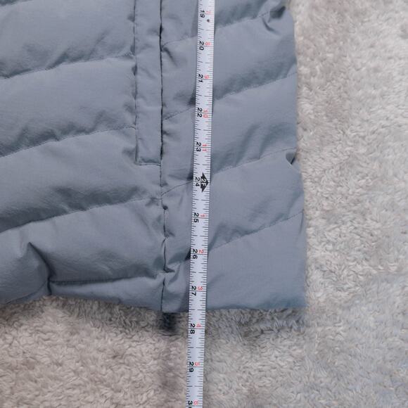 32 Degrees Heat Gray Hooded Puffer Jacket Coat Womens Size L - Picture 5 of 14